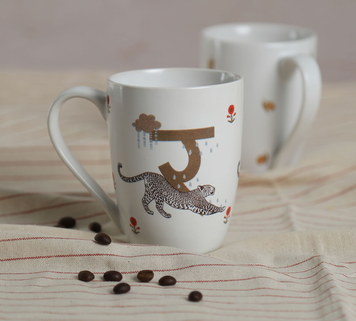 India Circus by Krsnaa Mehta Raining Rainforest Porcelain Coffee Mug