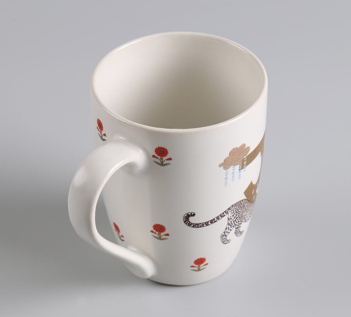 India Circus by Krsnaa Mehta Raining Rainforest Porcelain Coffee Mug