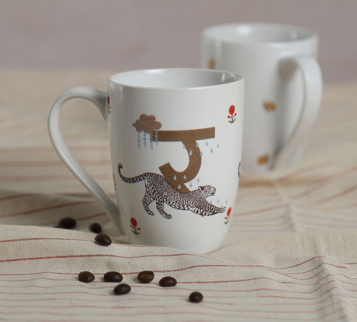 India Circus by Krsnaa Mehta Raining Rainforest Porcelain Coffee Mug