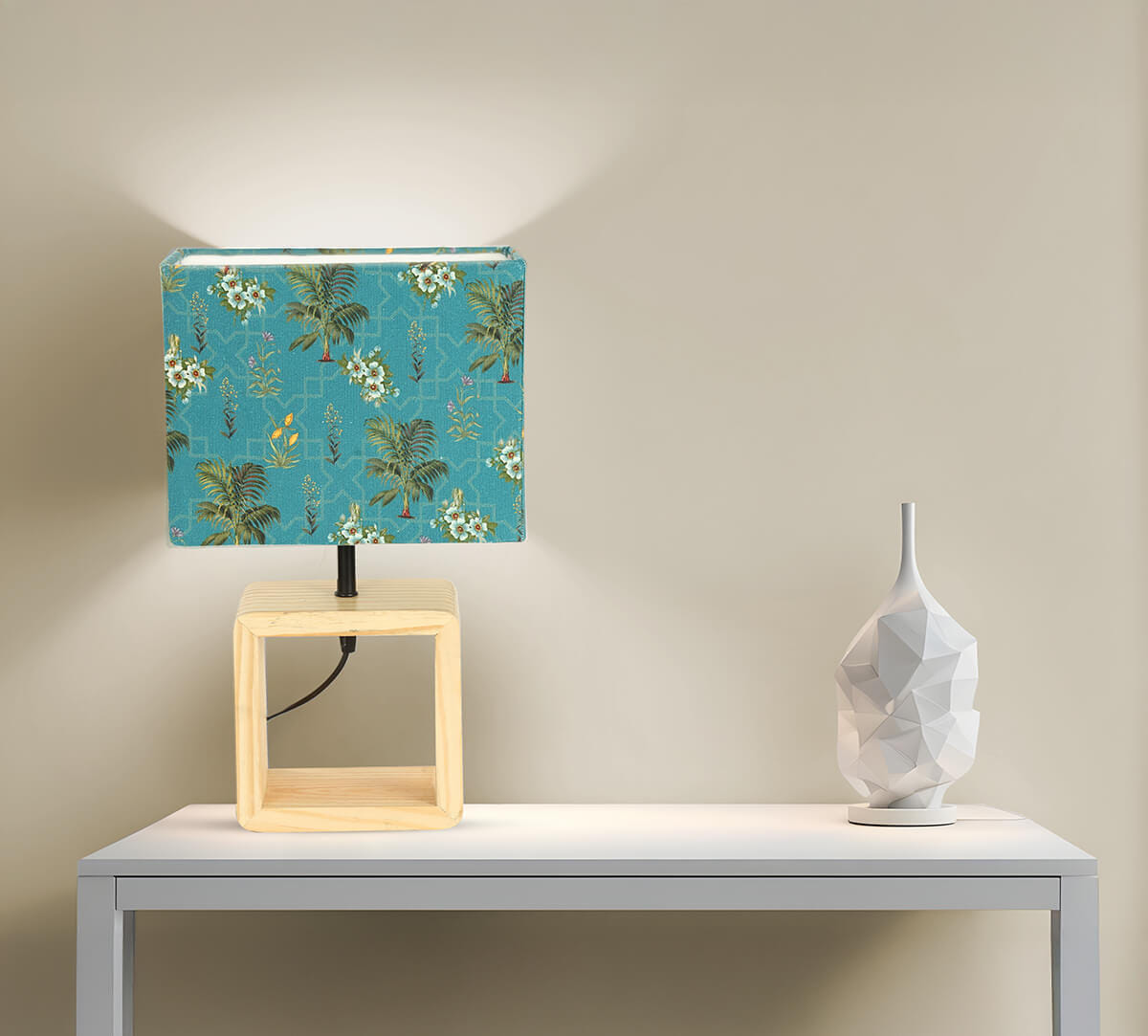 India Circus by Krsnaa Mehta Robin Bird Park Rectangle Lamp