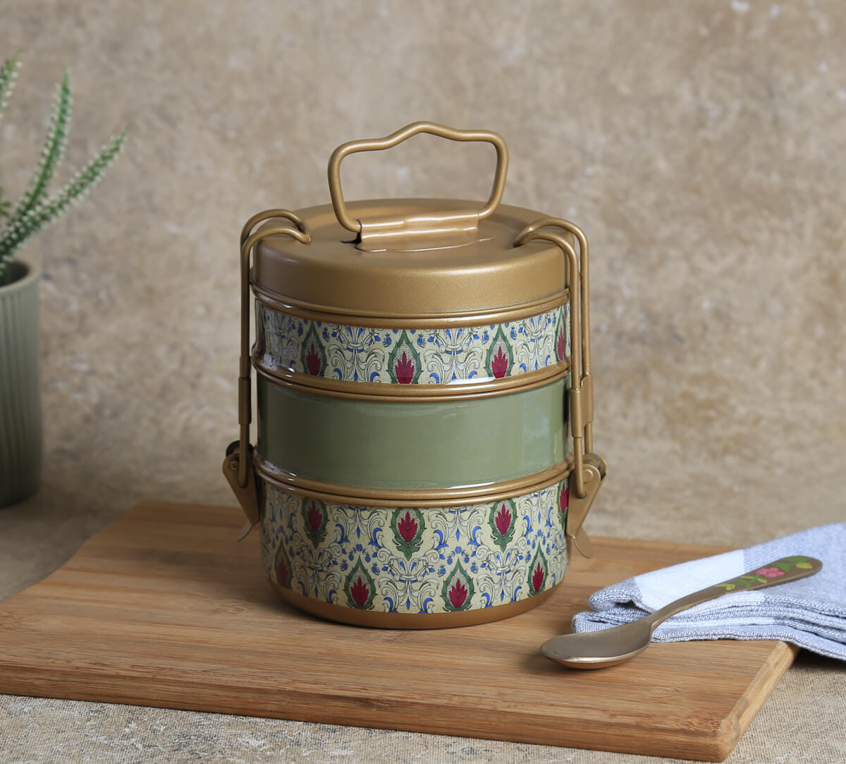 India Circus by Krsnaa Mehta Rosebuds of Damask Lunch Box