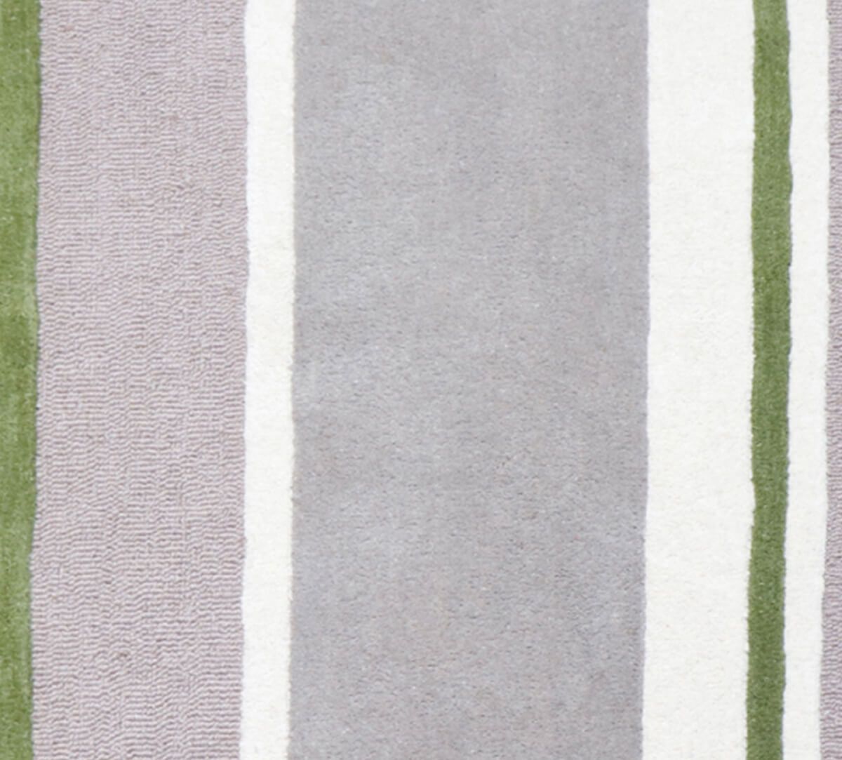 India Circus by Krsnaa Mehta Sage and Gray 4ft x 6ft Rug