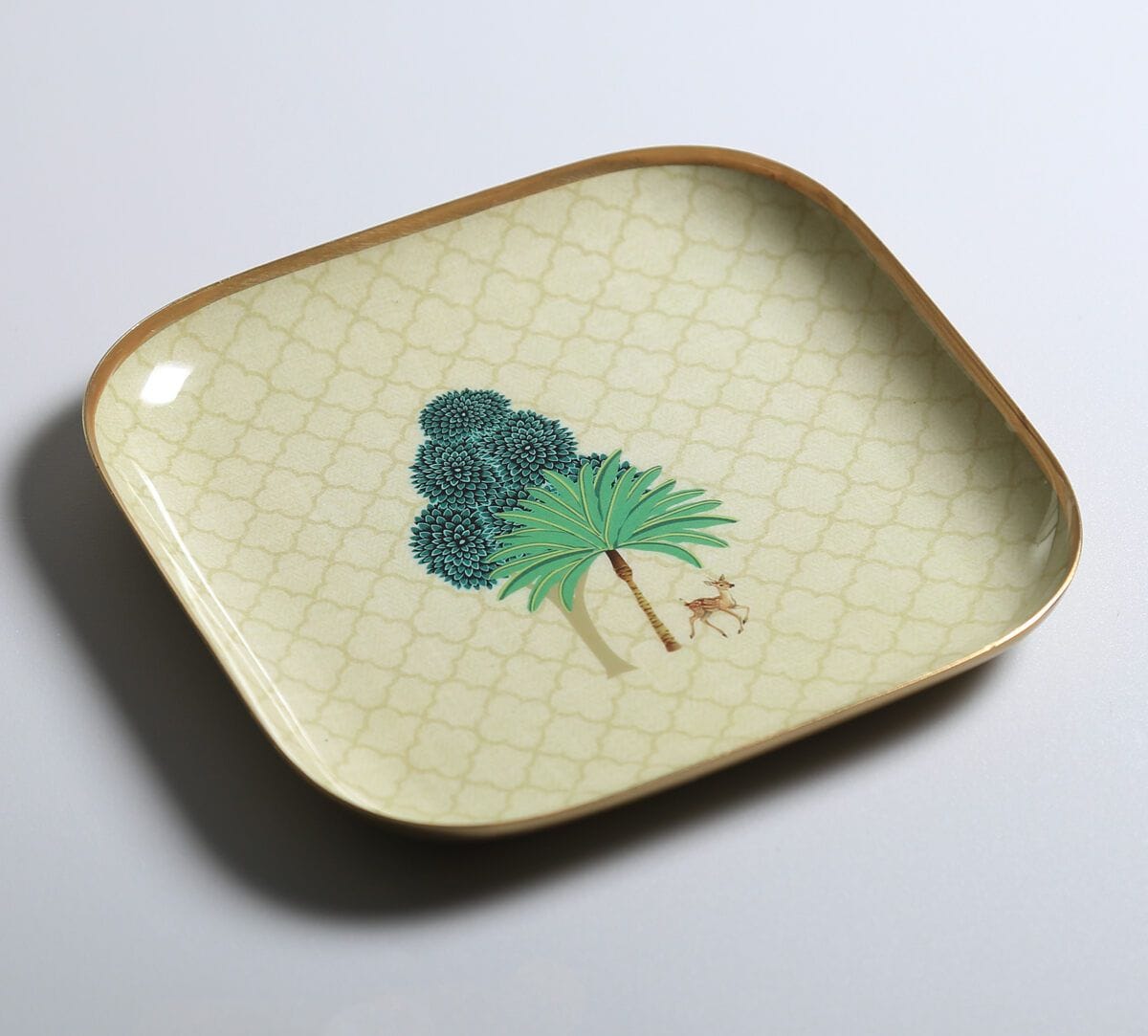 India Circus by Krsnaa Mehta Shifting Landscapes Square Platter Set