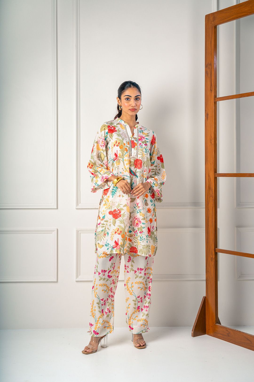 India Circus by Krsnaa Mehta Soothing Creations Co-Ord Set