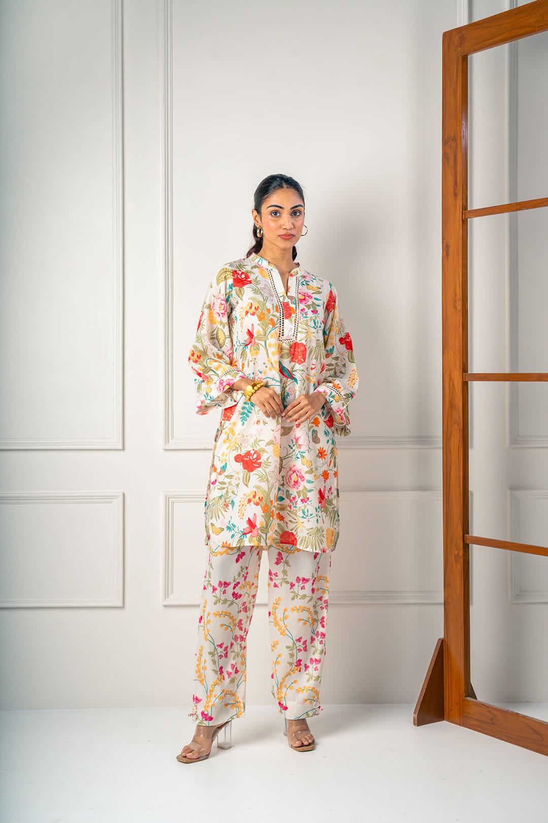 India Circus by Krsnaa Mehta Soothing Creations Co-Ord Set