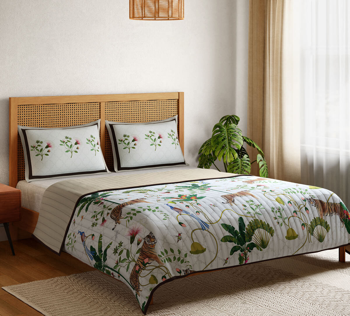 India Circus by Krsnaa Mehta Tigers Kingdom Bed cover set