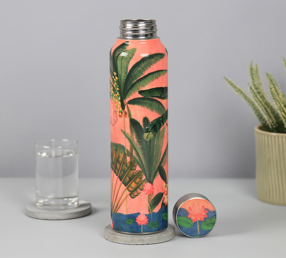 India Circus by Krsnaa Mehta Tropical Daze Big Steel Bottle