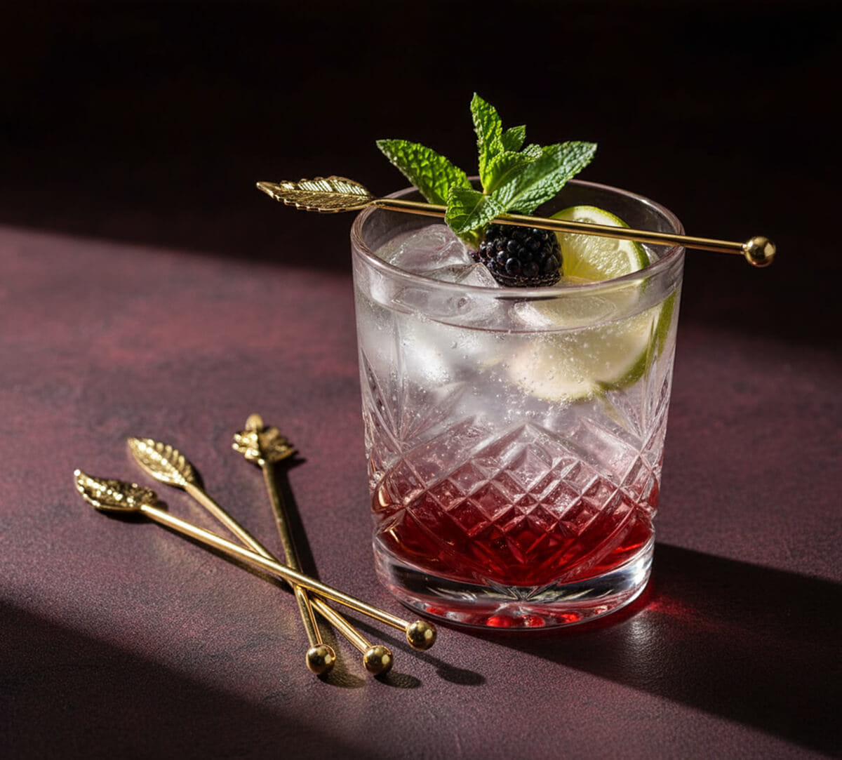 Tropical Leaves Stirrer Set