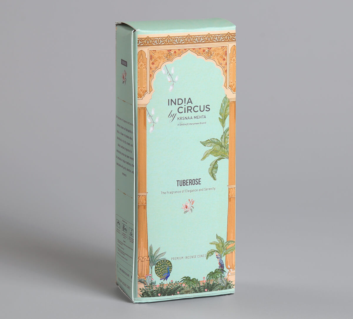 India Circus by Krsnaa Mehta Tuberose Incense Cone Set of 20 Cone