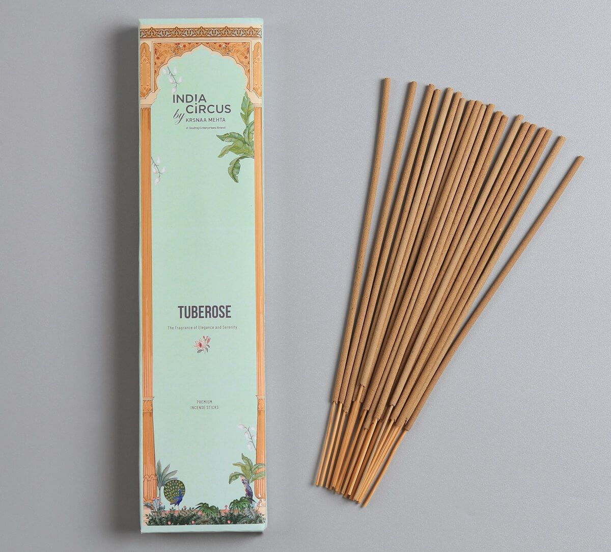 India Circus by Krsnaa Mehta Tuberose Incense Stick Set of 20 Sticks