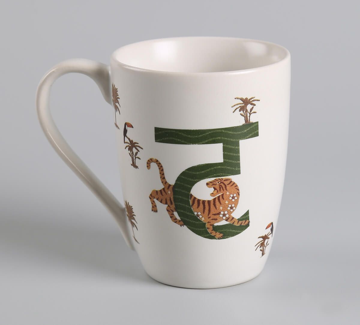 India Circus by Krsnaa Mehta Tundra Tiger Porcelain Coffee Mug
