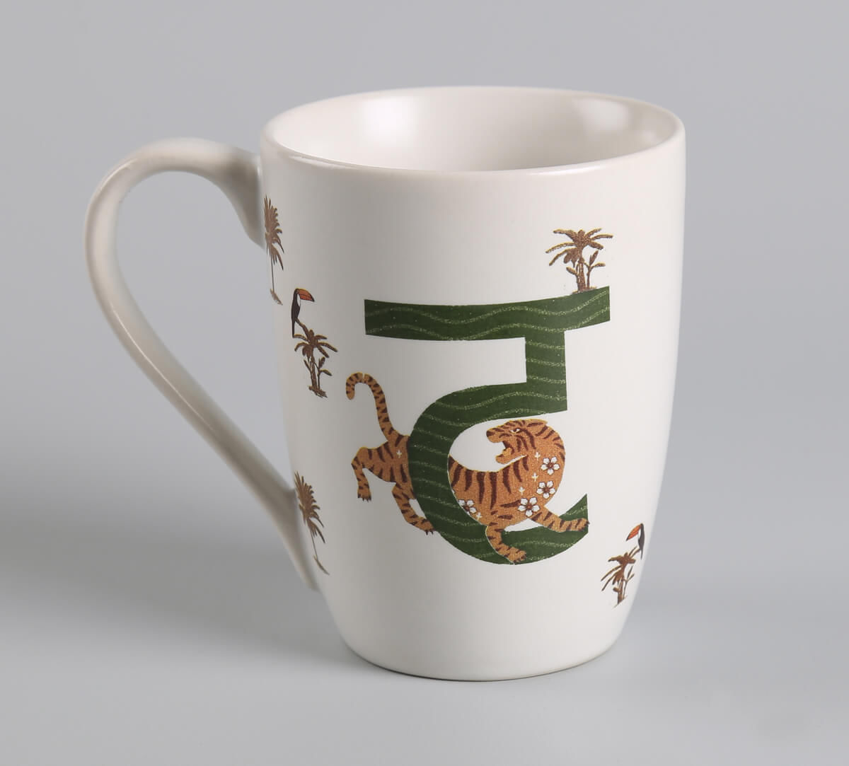 India Circus by Krsnaa Mehta Tundra Tiger Porcelain Coffee Mug