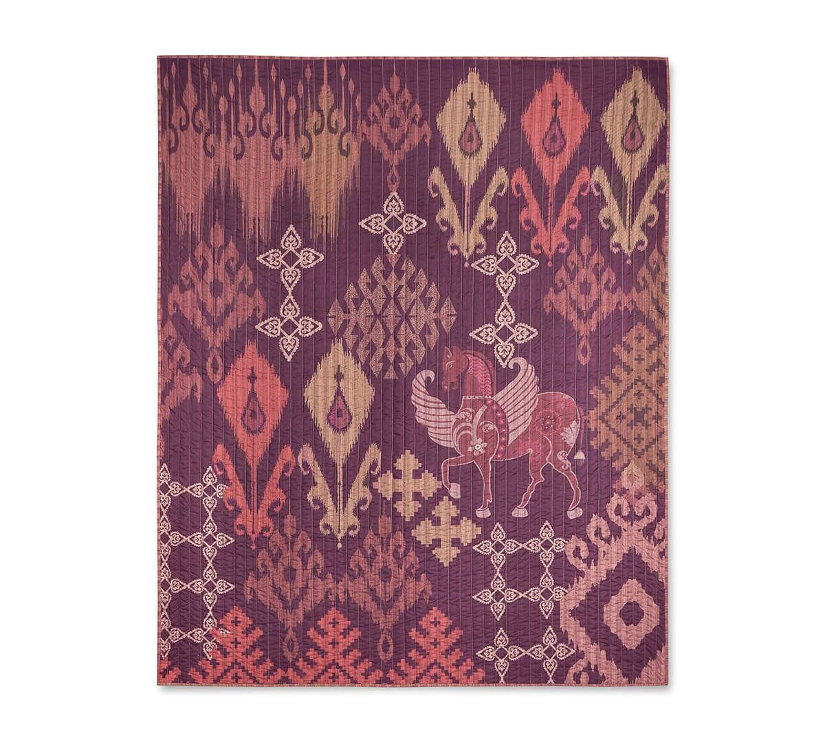 India Circus by Krsnaa Mehta Unicorns Strut Bed cover set