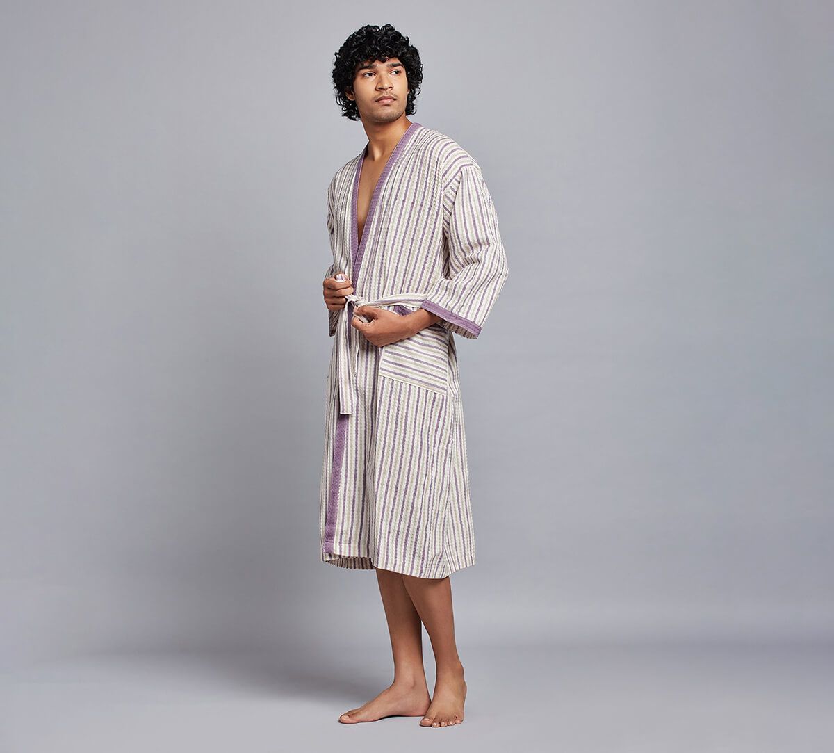 India Circus by Krsnaa Mehta Velvet Vista Bathrobe