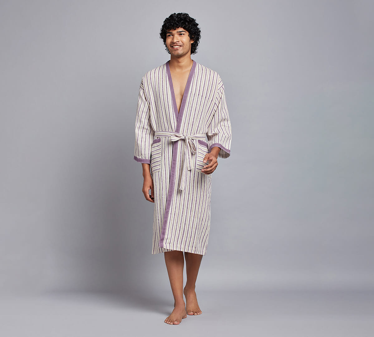 India Circus by Krsnaa Mehta Velvet Vista Bathrobe