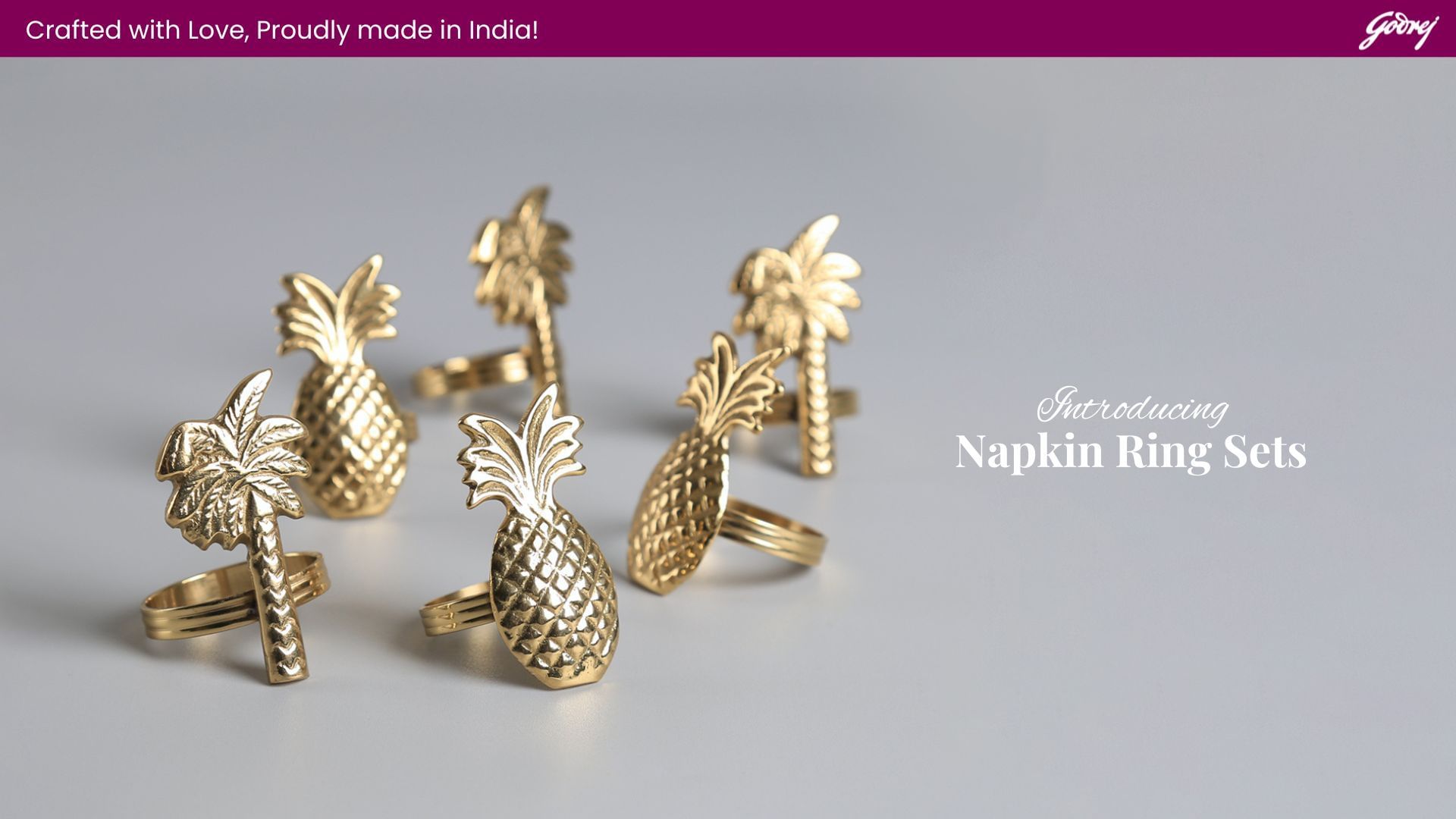 Rosebuds Napkin Ring Set