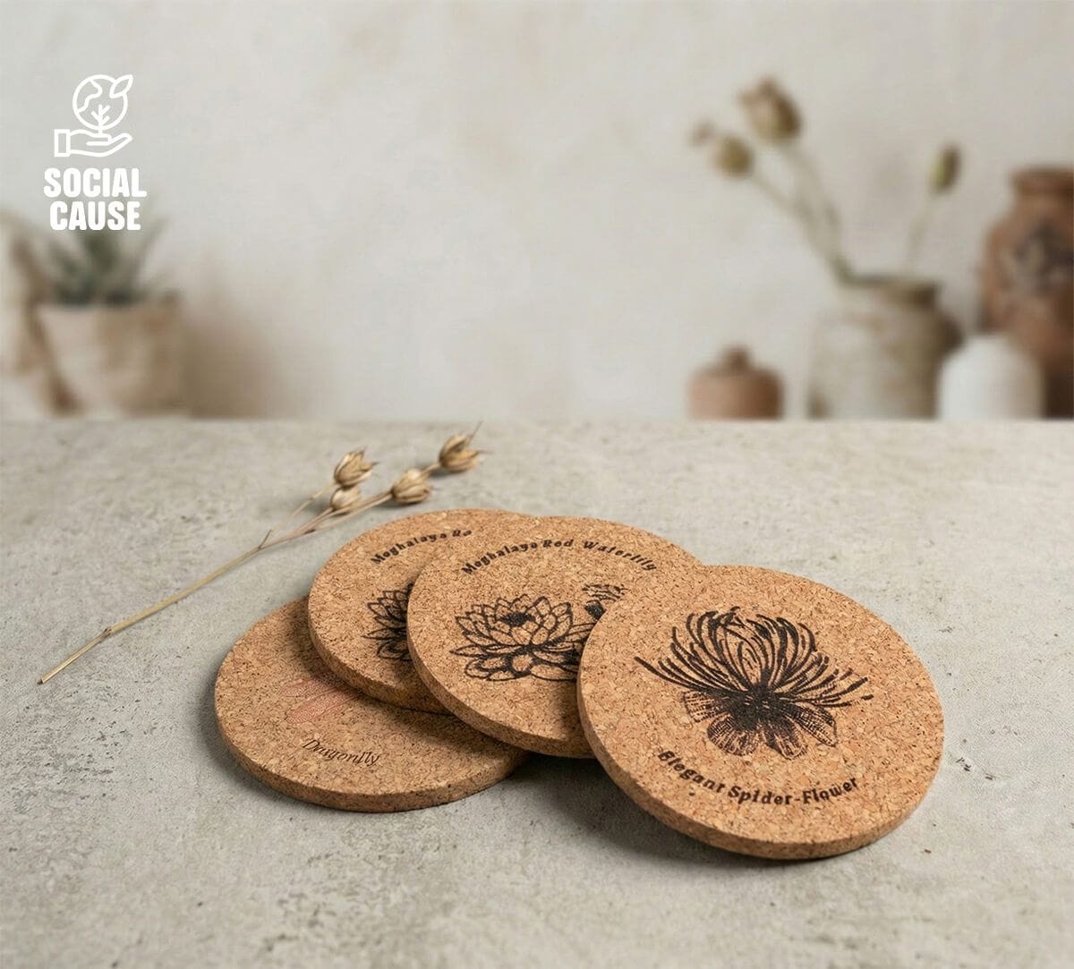 NGCPR Collection - Blooming Hues Coaster Set of 4