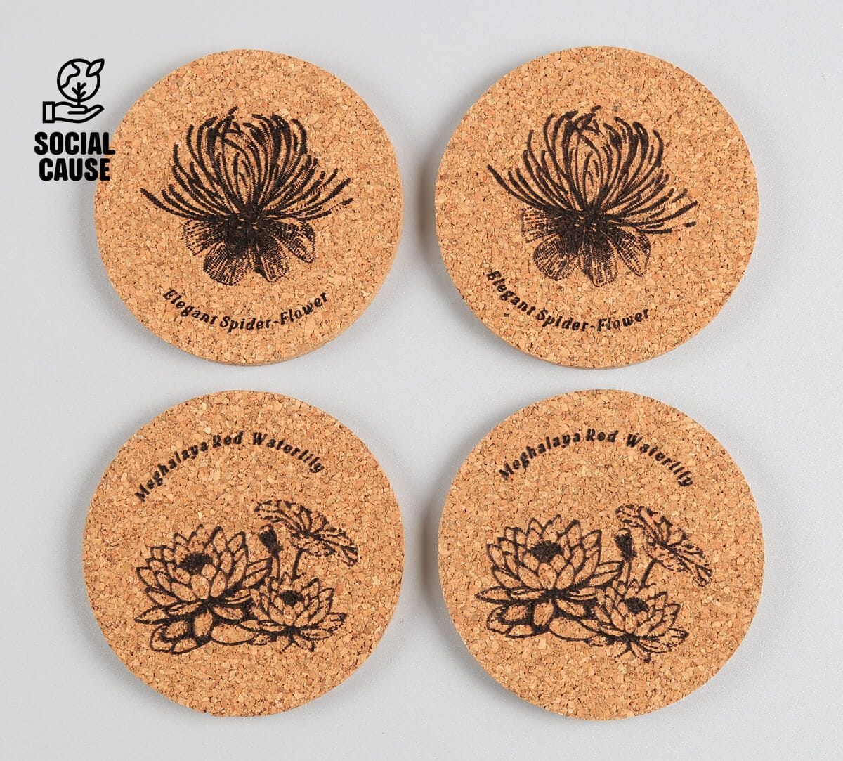 NGCPR Collection - Blooming Hues Coaster Set of 4