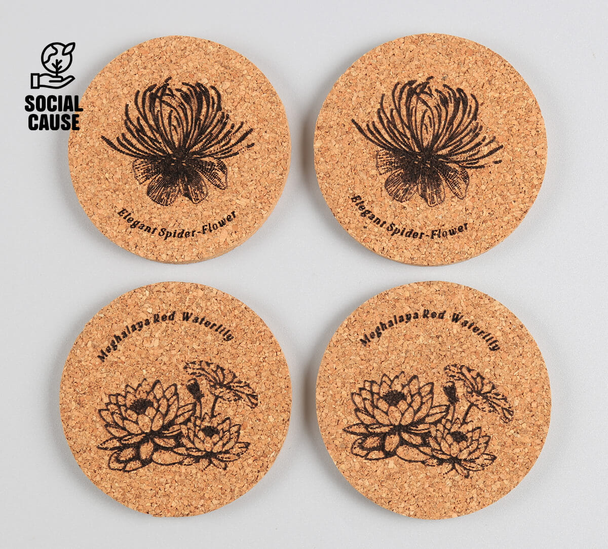 NGCPR Collection - Blooming Hues Coaster Set of 4