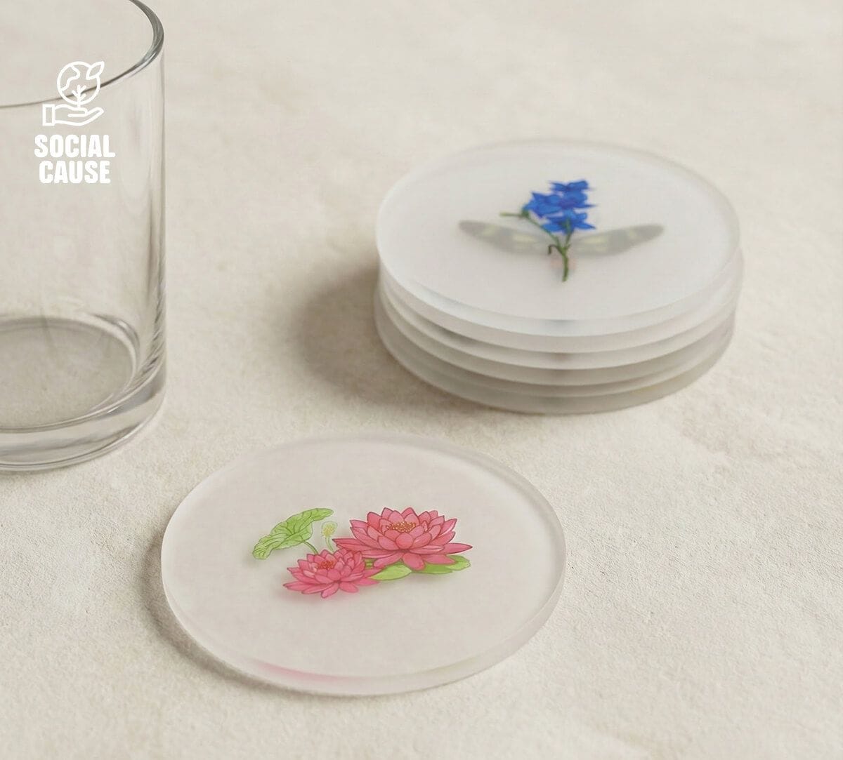 NGCPR Collection - Blooming Hues Coasters Set of 6