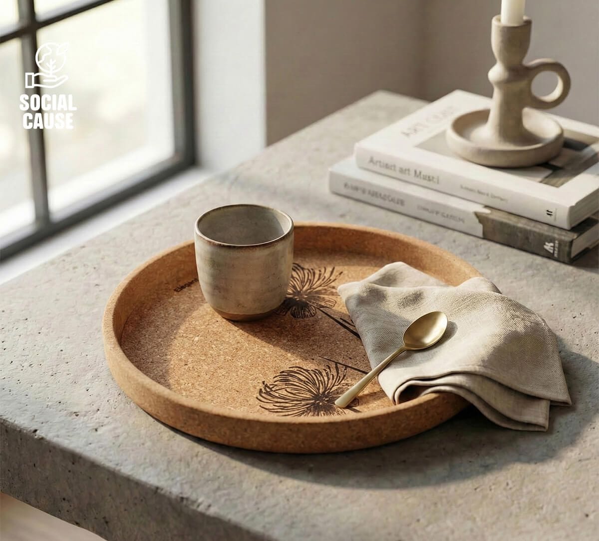 NGCPR Collection - Elegant Spider Flower Round Tray