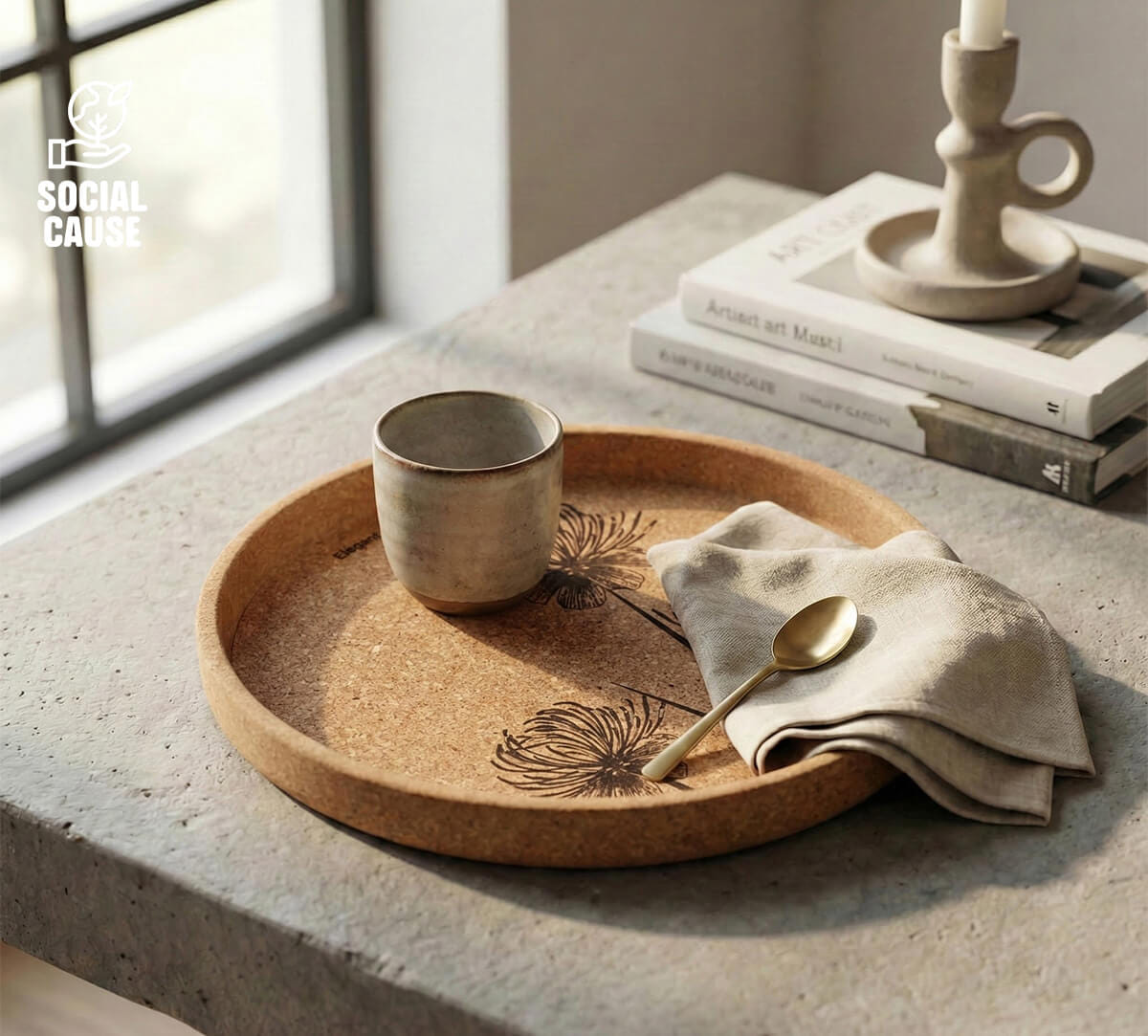 NGCPR Collection - Elegant Spider Flower Round Tray