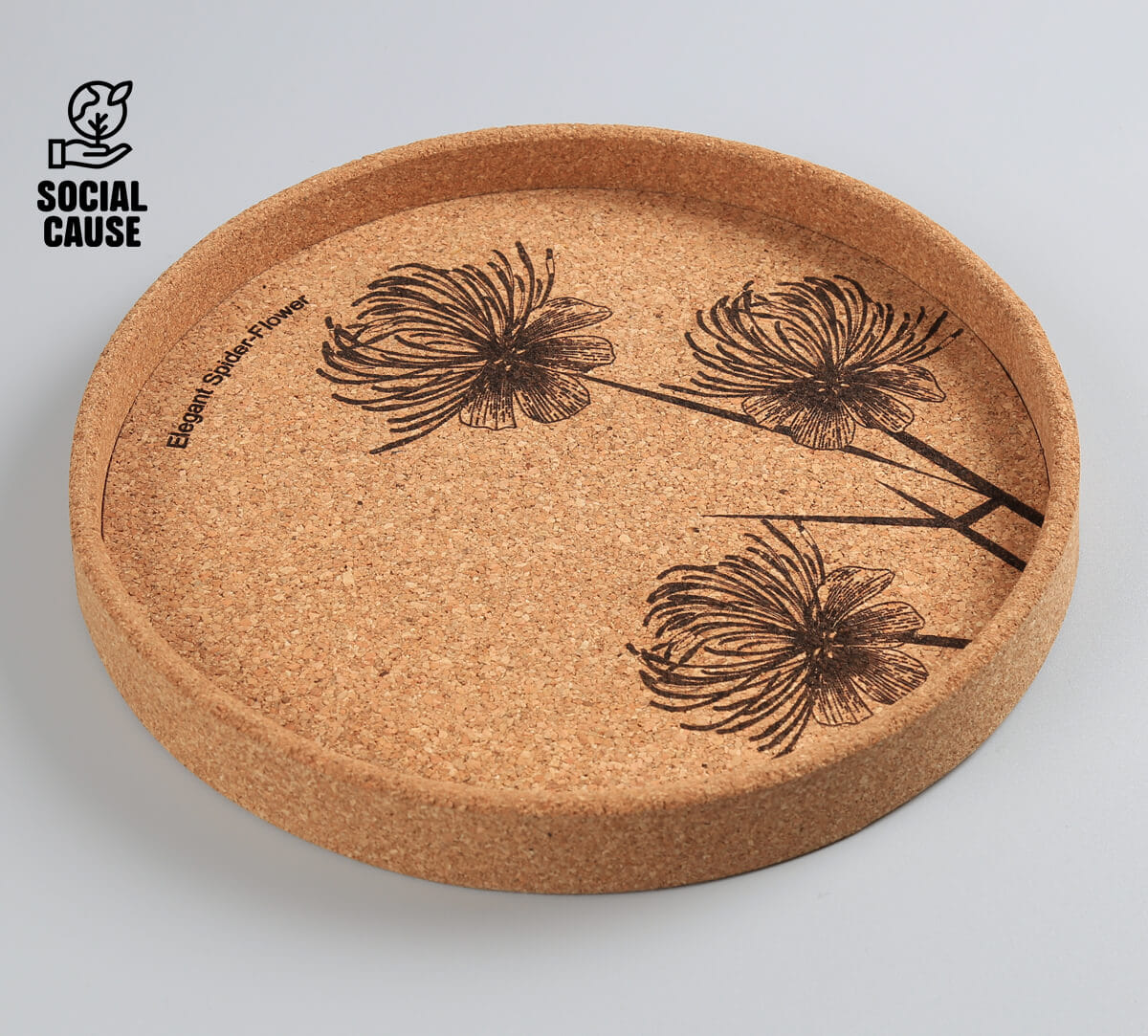 NGCPR Collection - Elegant Spider Flower Round Tray