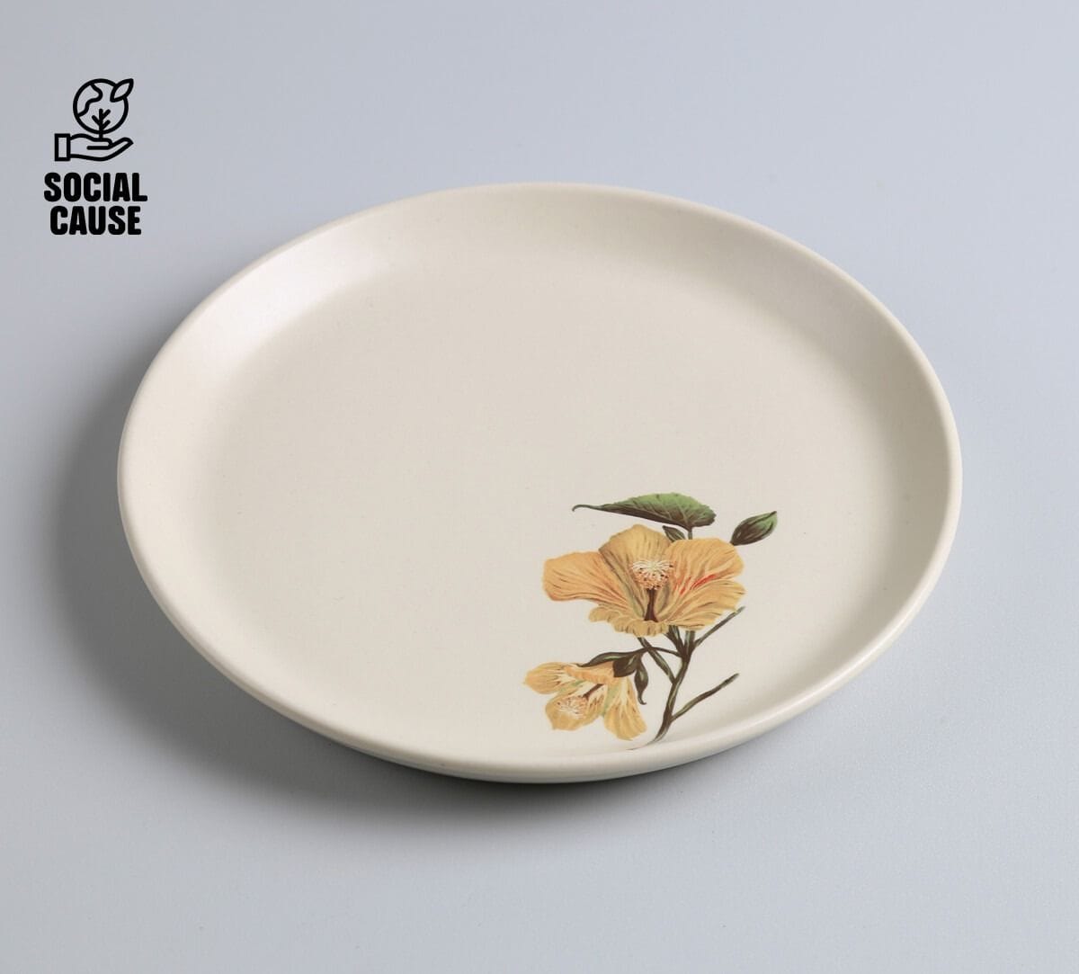 NGCPR Collection - Erinocarpus nimmonii Stoneware Snack Plate