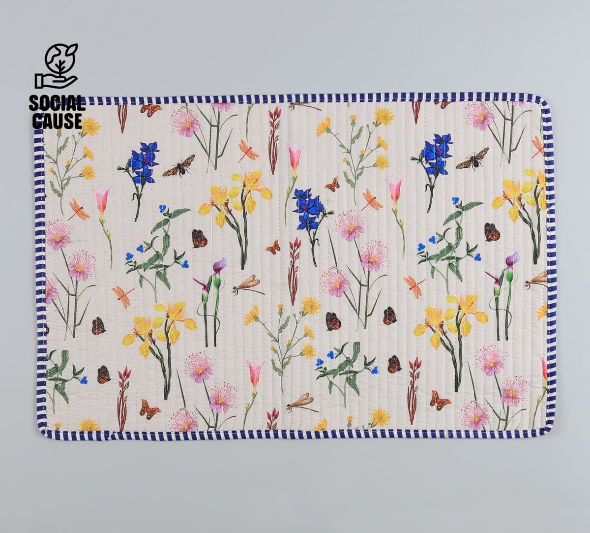 NGCPR Collection - Floral Play Quilted Table Mats Set of 6