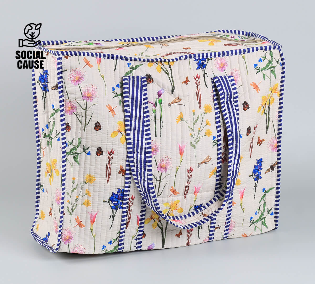 NGCPR Collection - Floral Play Quilted Tote Bag