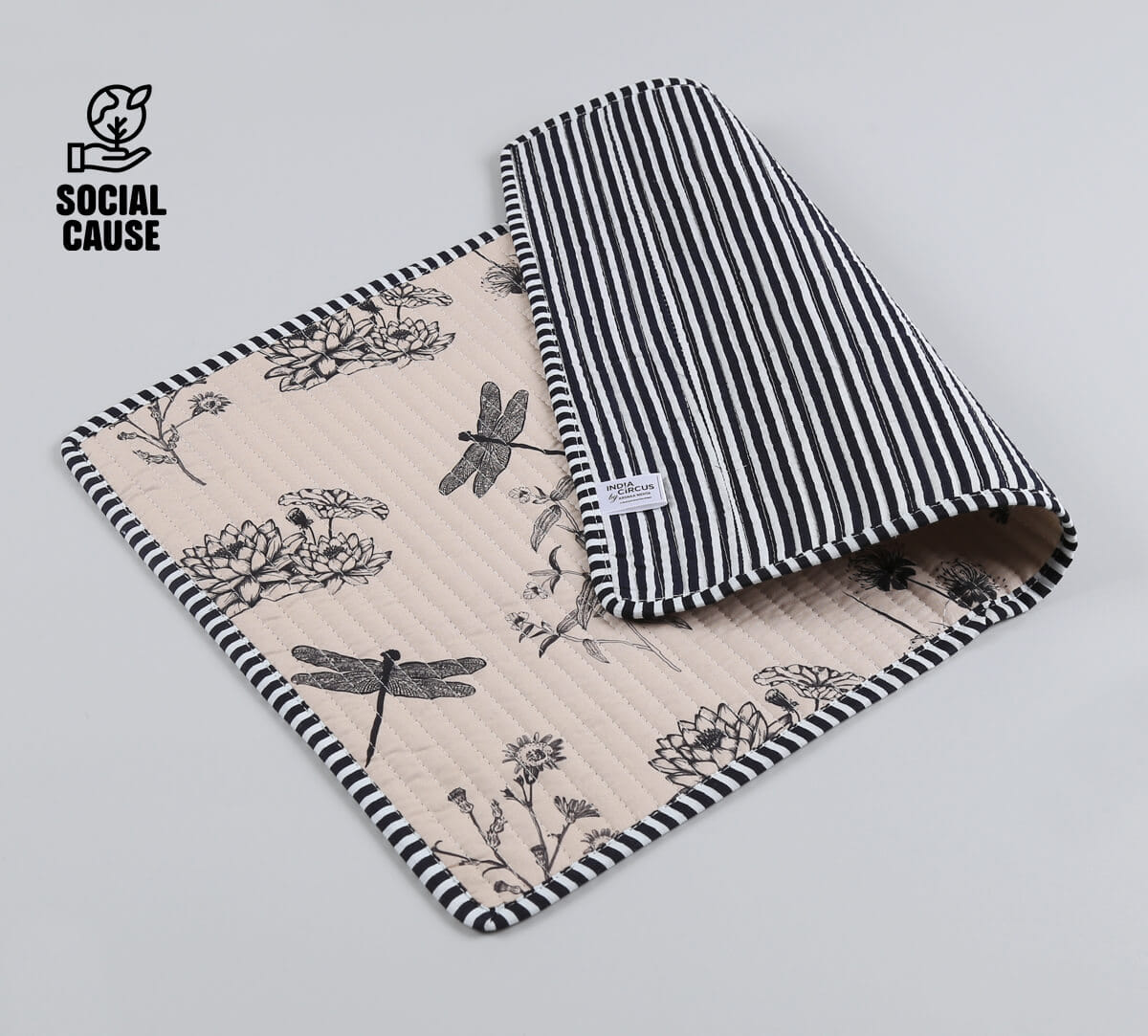 NGCPR Collection - Ghats Garden Quilted Table Mats Set of 6