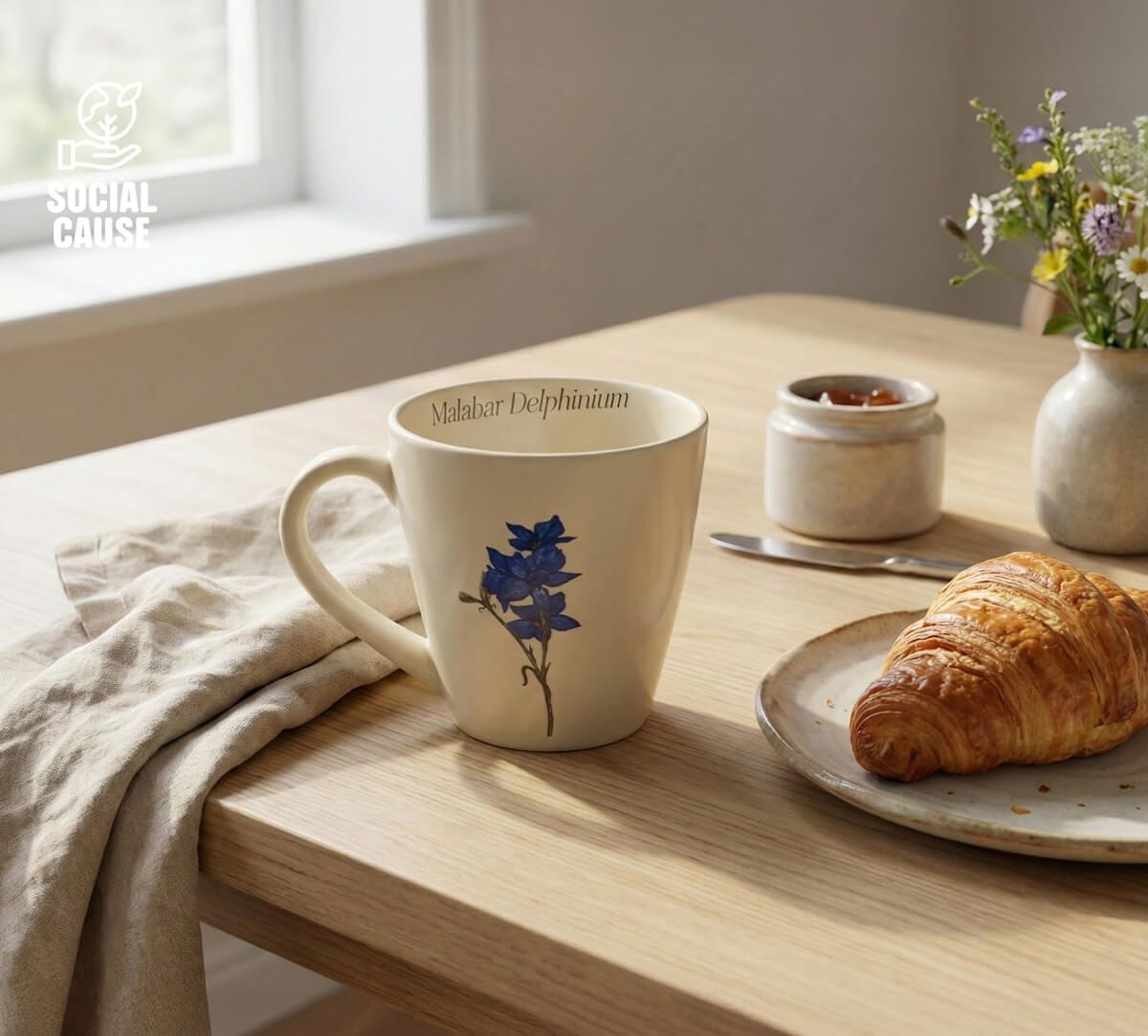 NGCPR Collection - Malabar Delphinium Stoneware Mug