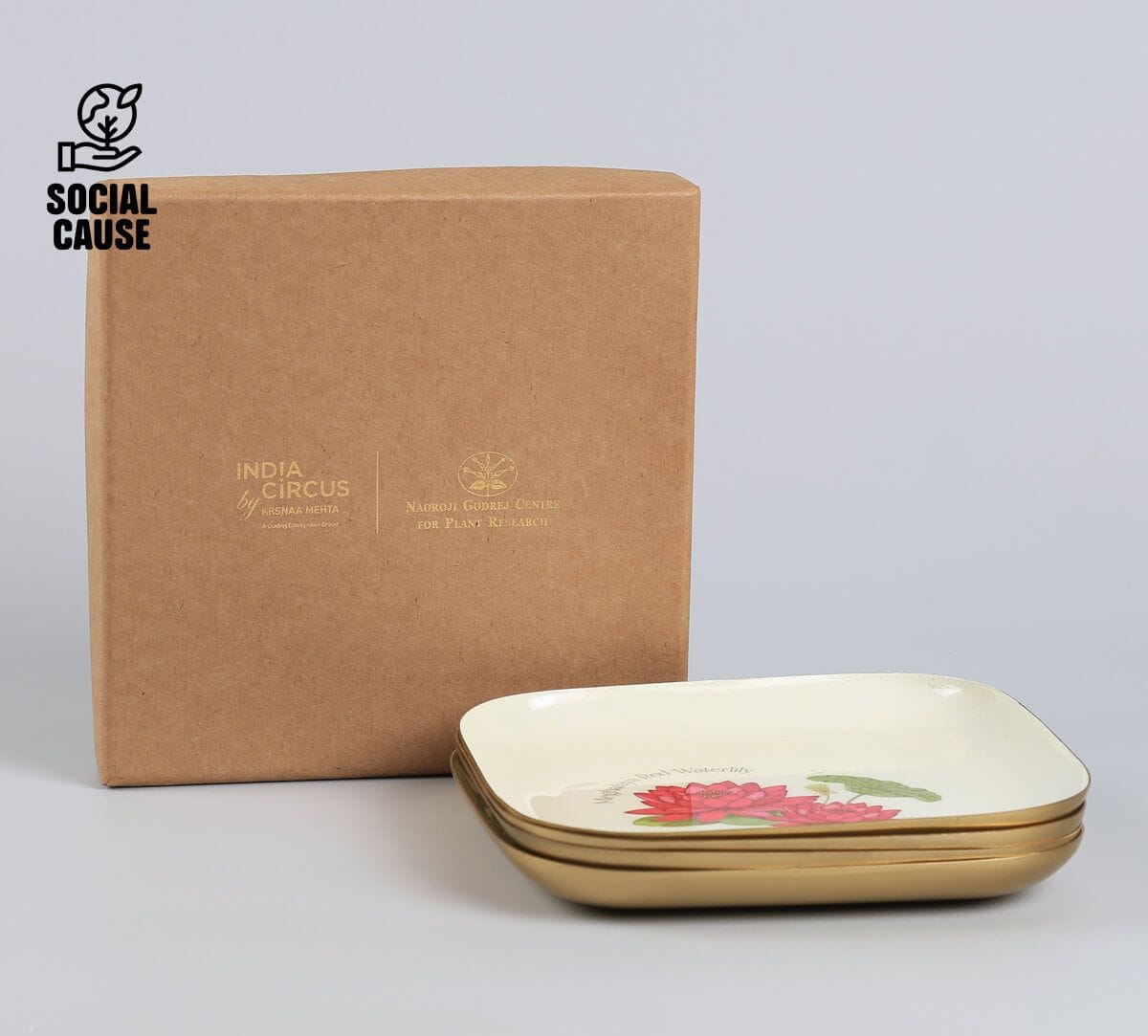 NGCPR Collection - Meghalay & Moth Square Platter Set