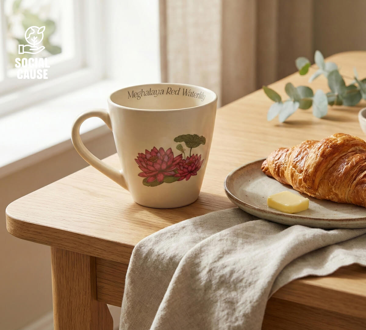 NGCPR Collection - Meghalaya Water Lily Stoneware Mug