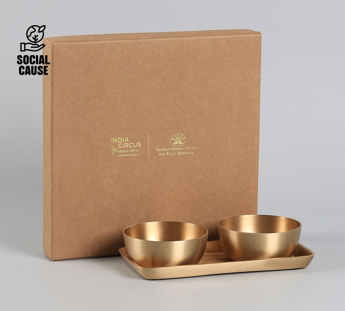 NGCPR Collection - Sonneratia Alba Kansa Bowls and Tray Set