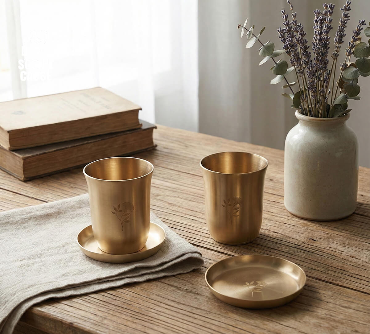 NGCPR Collection - Sonneratia Alba Kansa Coasters and Tumblers Set