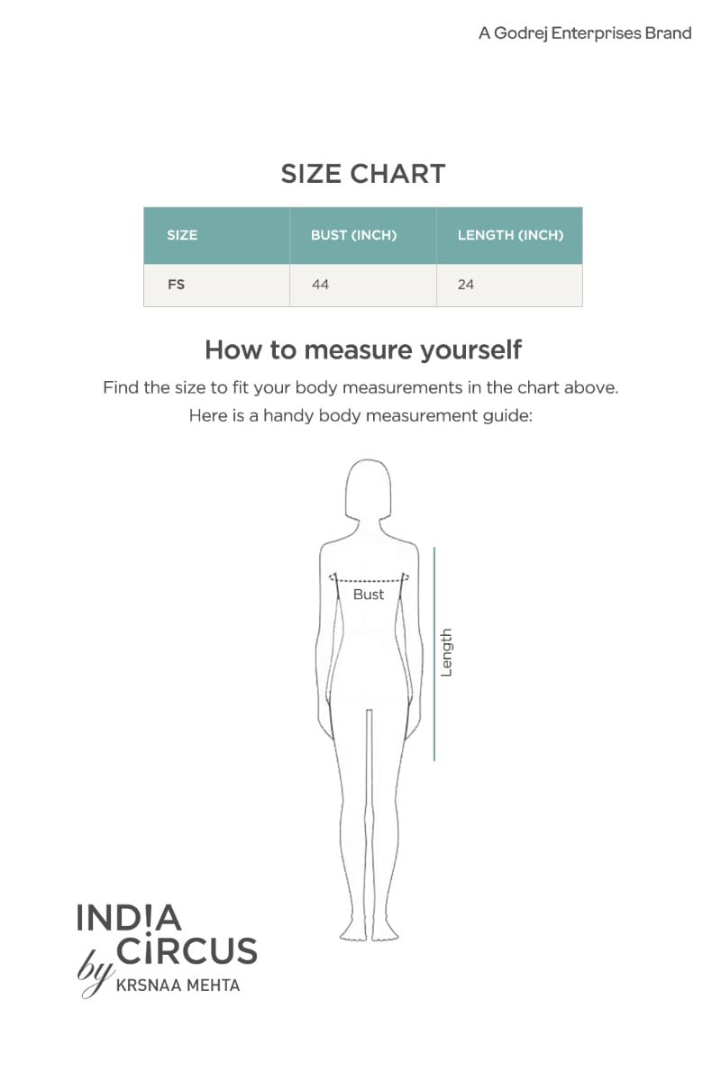 Blossomy Mosaic Kaftan Kurti